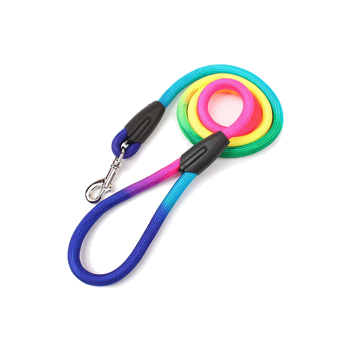 Colorful Nylon Round Hand Holding Dog Rope