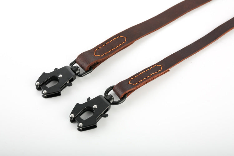 Cowhide Dog Leash with Fast Release Buckle