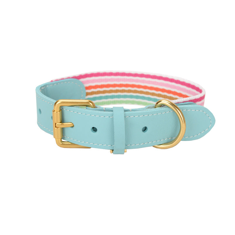 Woven Dog Collar & Leash Set – Super Wide for Medium & Large Dogs