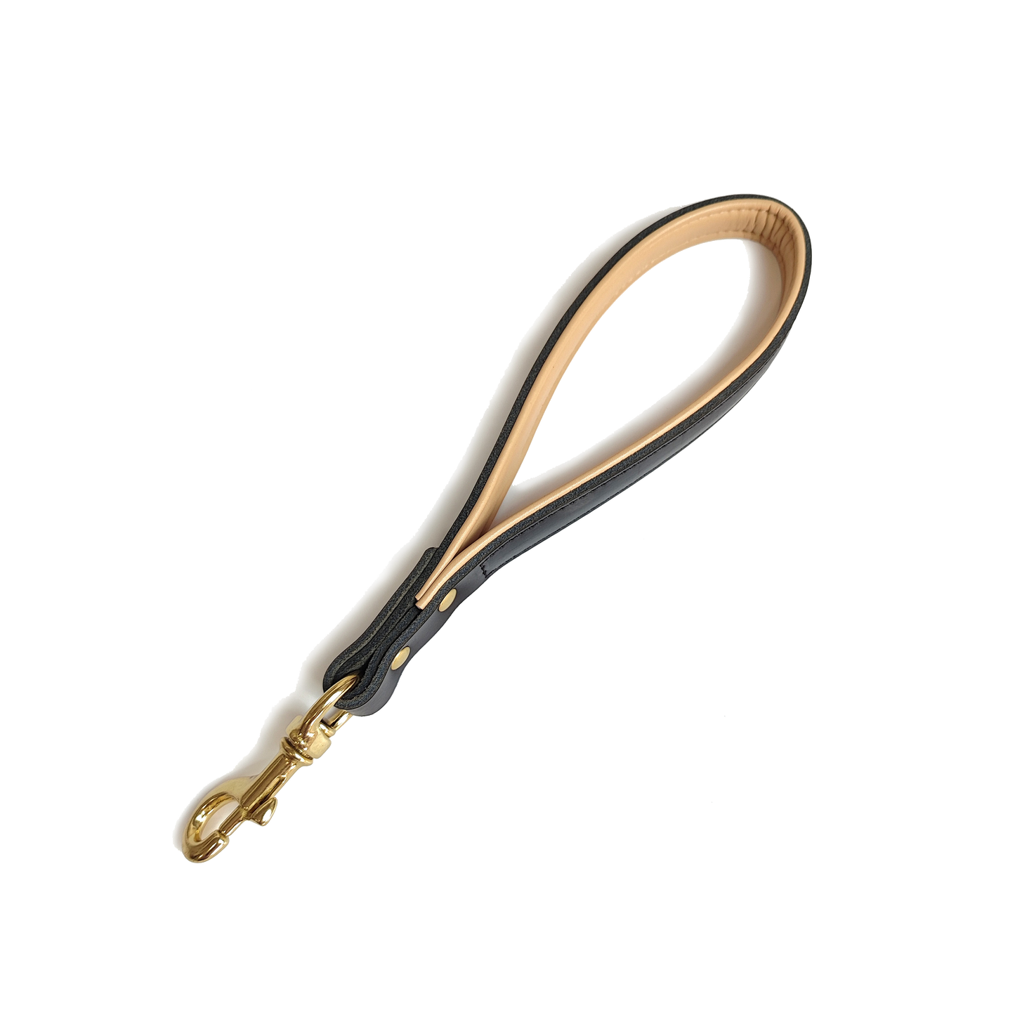 Real Cowhide Dog Leash – Hand-Held Leather Lead