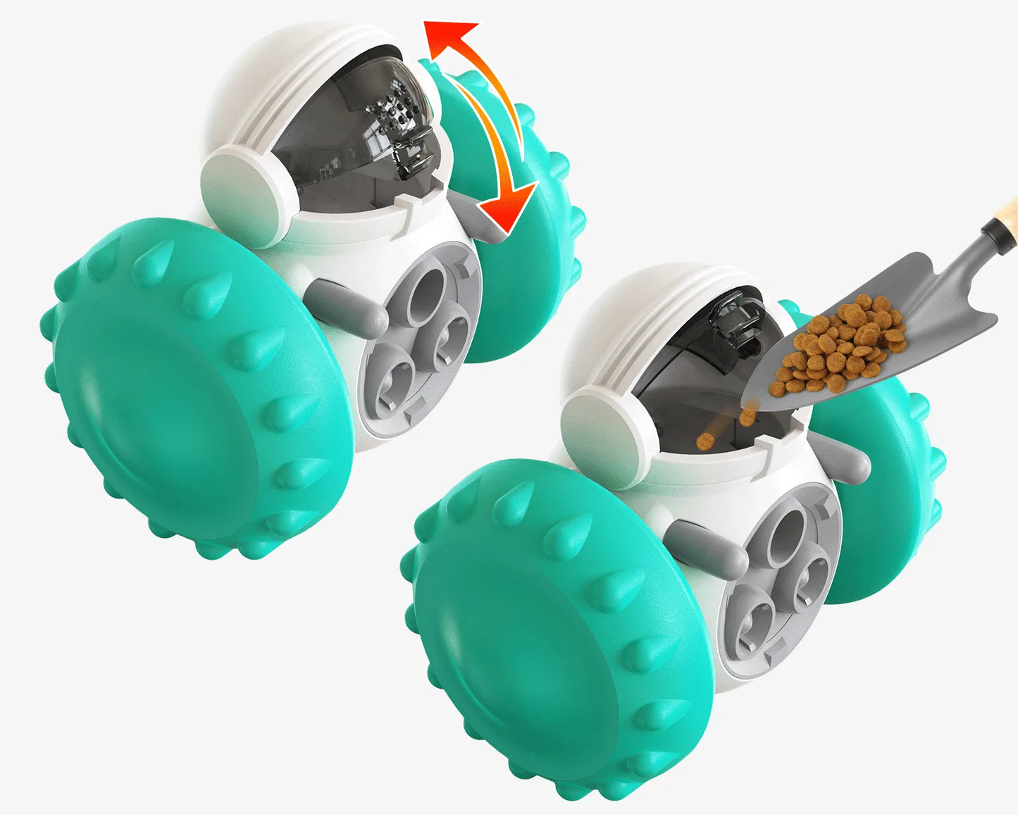Interactive Pet Slow Feeder Toy Car for Cats & Dogs