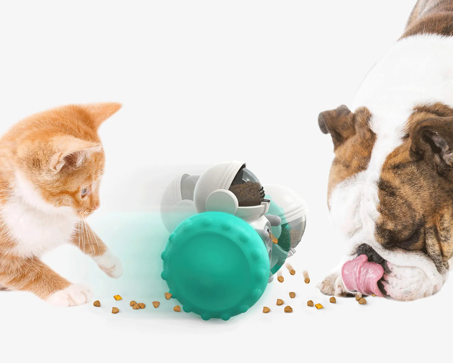 Interactive Pet Slow Feeder Toy Car for Cats & Dogs