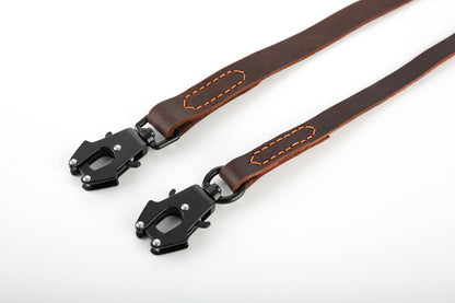 Cowhide Dog Leash with Fast Release Buckle