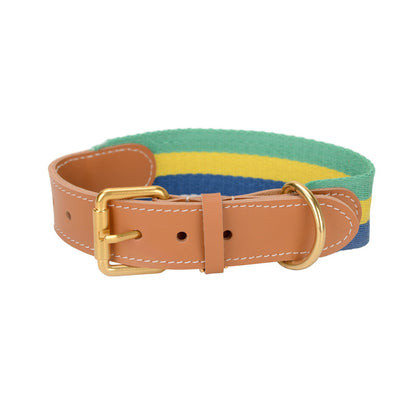 Woven Dog Collar & Leash Set – Super Wide for Medium & Large Dogs