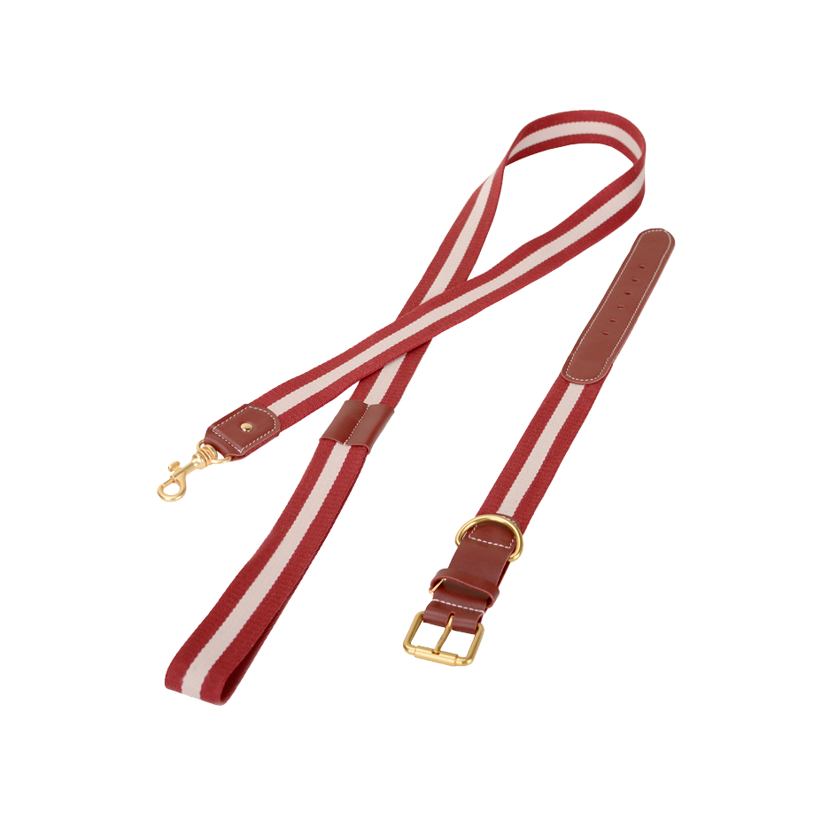 Woven Dog Collar & Leash Set – Super Wide for Medium & Large Dogs